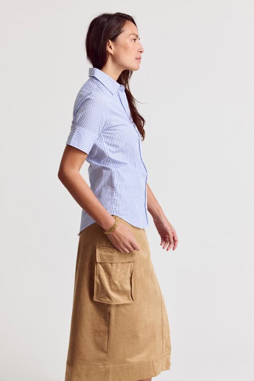 The Shirt By Rochelle Behrens The Short Sleeve Shirt In Multi