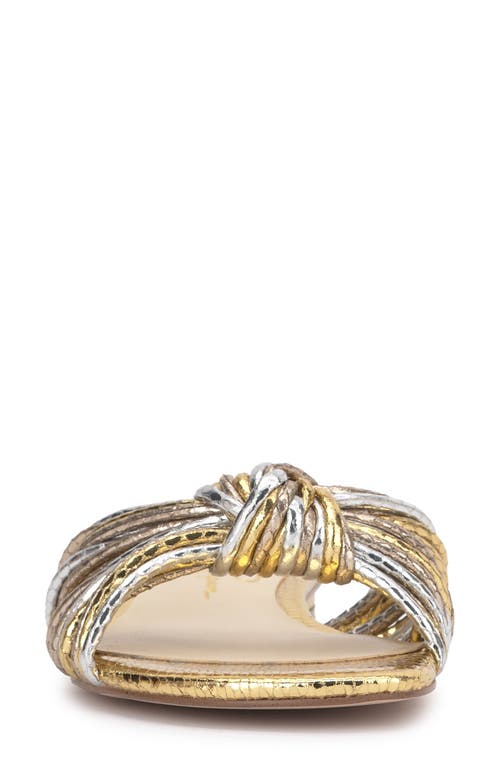 Jessica Simpson Dydra Slide Sandal In Silver Combo