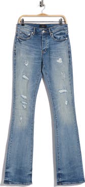 PURPLE BRAND Super Stack Flare Jeans