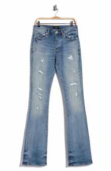 PURPLE BRAND Super Stack Flare Jeans