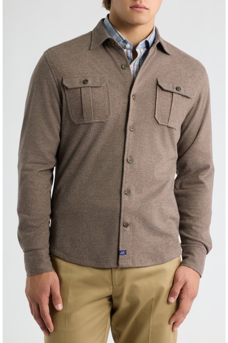 Sequoia Flannel Lodge Shirt, Alternate, color, HAVANA