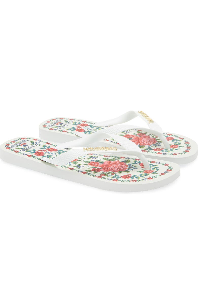Havaianas x FARM Rio Floral Tapestry Flip Flop, Alternate, color,