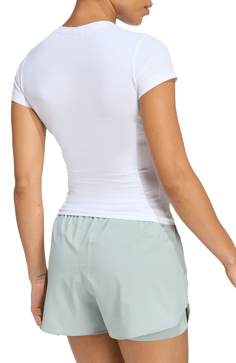 adidas Power Essentials Workout Contour T-Shirt, Alternate, color, White