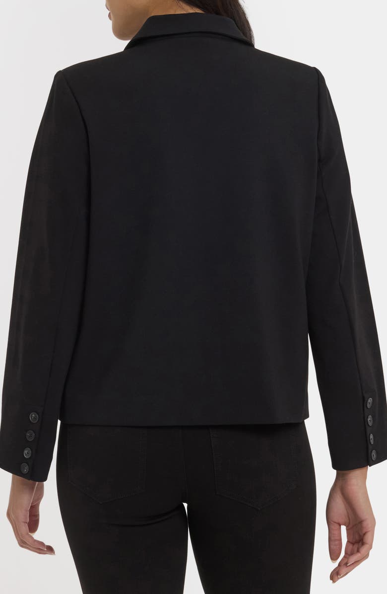 NYDJ Meredith Ponte Jacket, Alternate, color, Black