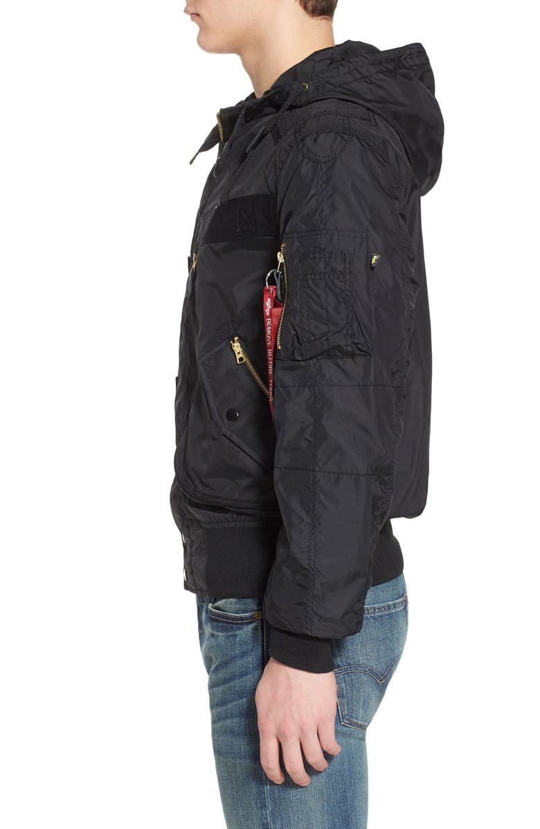 Alpha Industries 'Helo' Water Resistant Bomber Jacket, Alternate, color, 