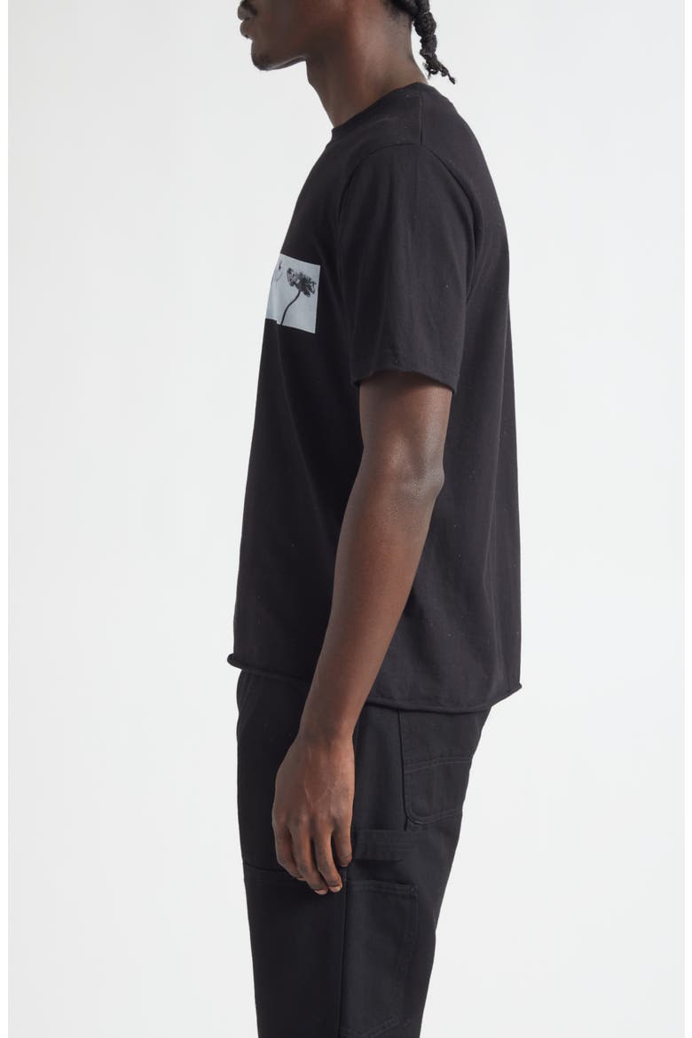 Line Up Organic Cotton Graphic T-Shirt, Alternate, color, BLACK