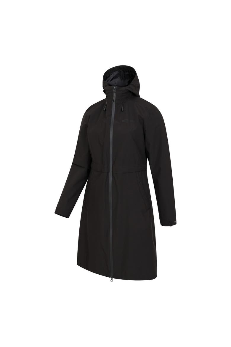 Hilltop Extra Long Waterproof Jacket, Alternate, color, Black