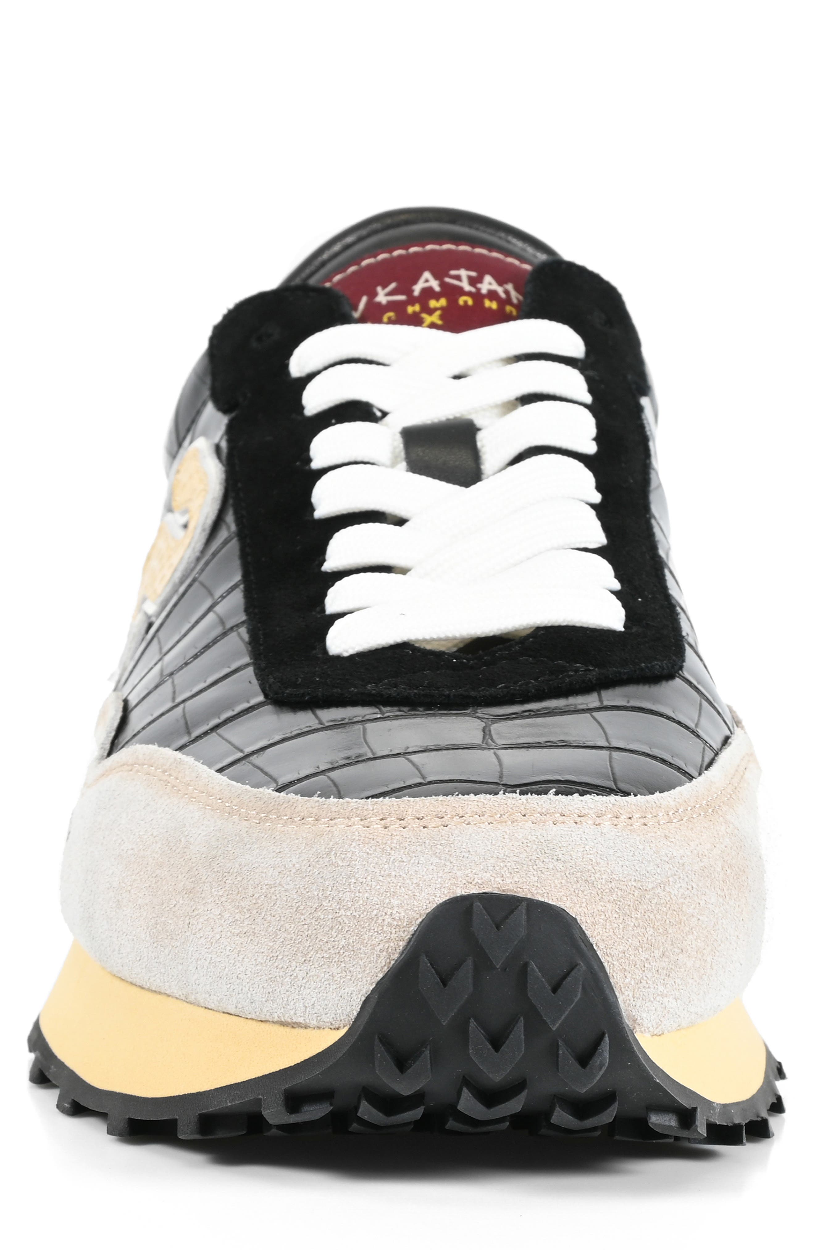 JOHN RICHMOND Signature Runner Sneaker, Alternate, color, Ivory/ Black/ Gold/ Red