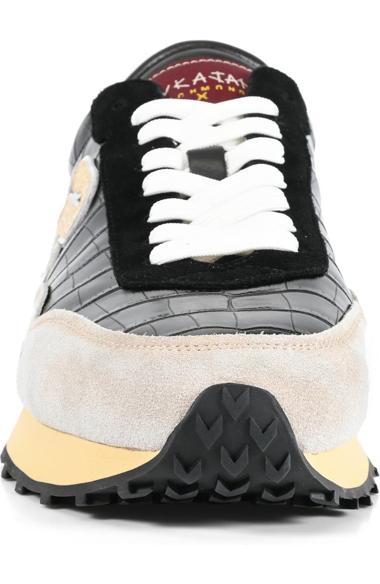 JOHN RICHMOND Signature Runner Sneaker, Alternate, color, Ivory/ Black/ Gold/ Red