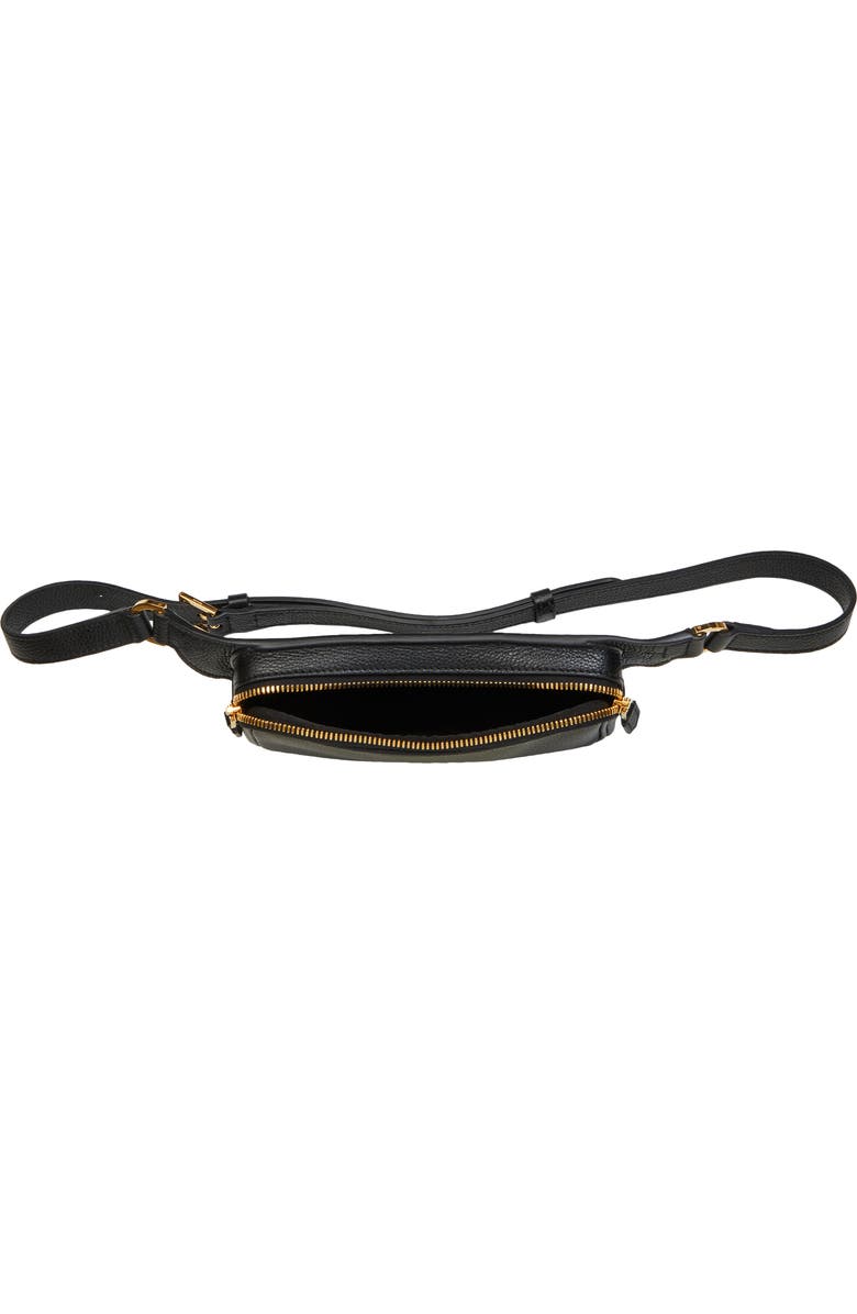 TOM FORD Small Croc Embossed Waist Bag, Alternate, color,