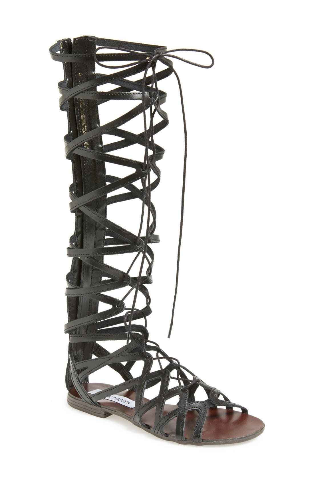 Steve Madden 'Hercules' Gladiator Sandal, Main, color, 