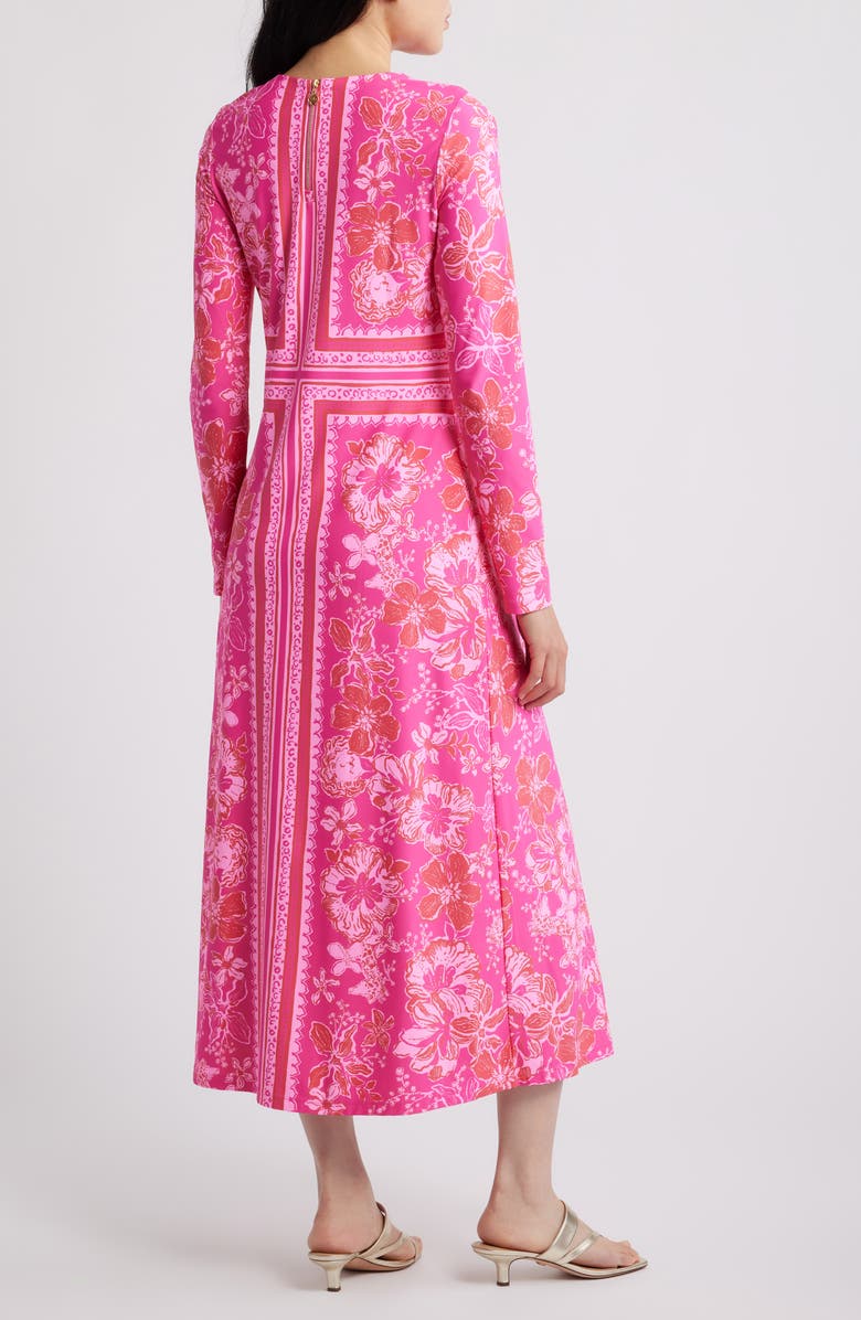 Lilly Pulitzer<sup>®</sup> Zelena UPF 50+ Shift Dress, Alternate, color, Sun Shell Pink Chilly Lilly