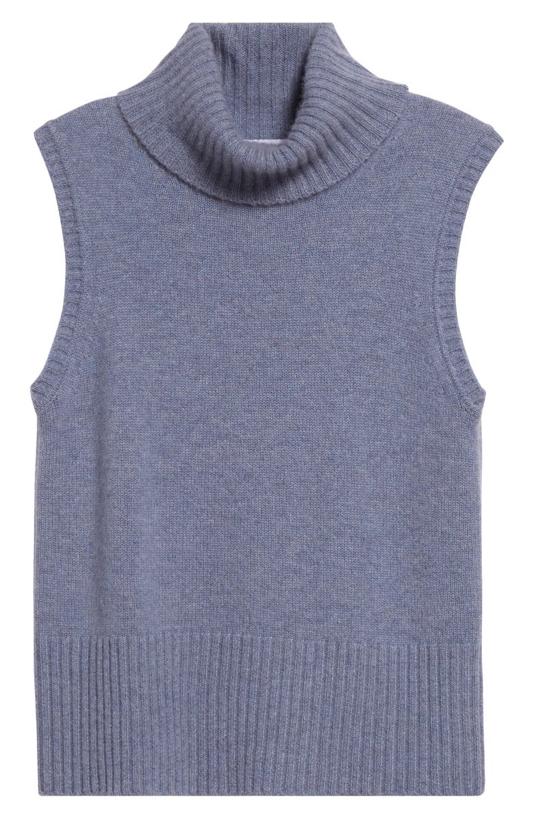 Veronica Beard Mazzy Turtleneck Sleeveless Cashmere Sweater, Alternate, color,