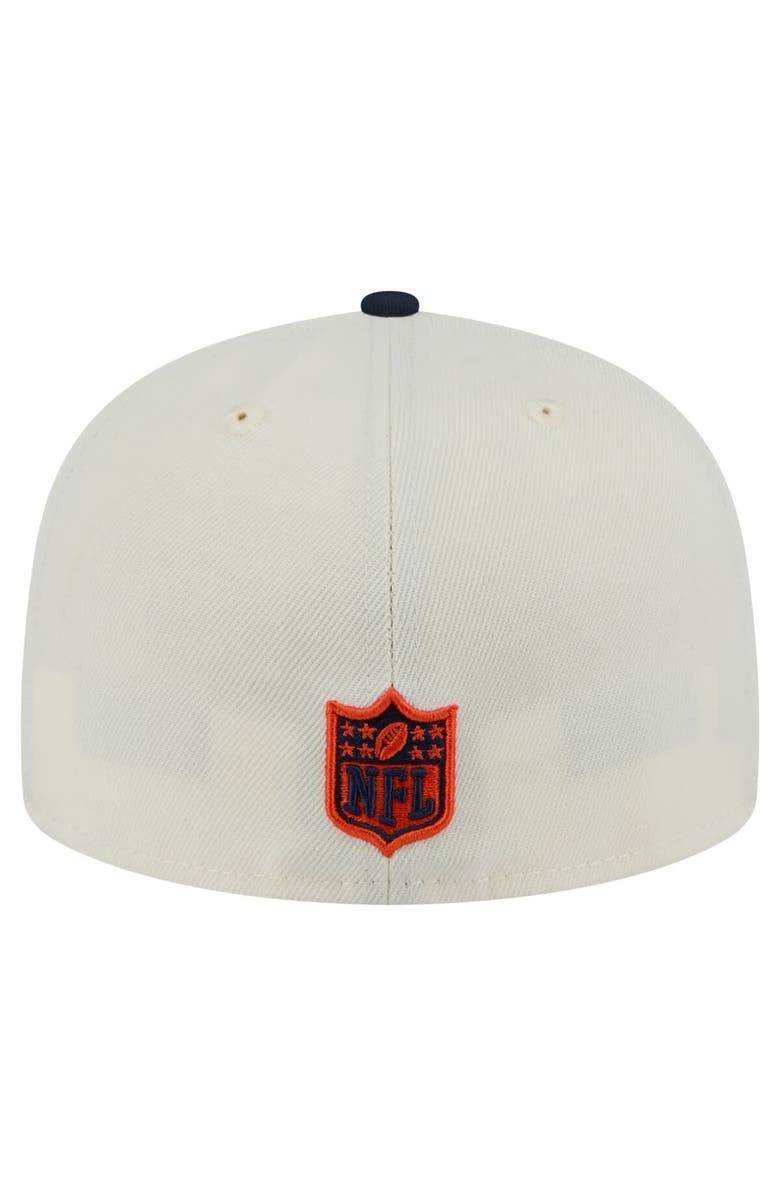 New Era Men's New Era  Cream/Navy Chicago Bears Main 59FIFTY Fitted Hat, Alternate, color, 