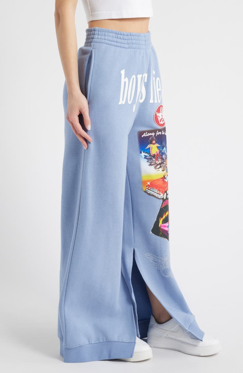 BOYS LIE Along the Ride to MM Sweatpants, Alternate, color, Grey