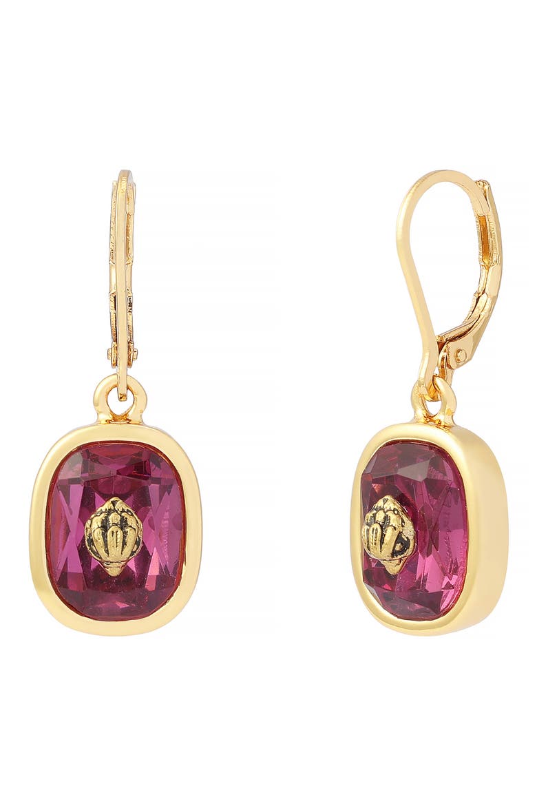 Eagle Stone Drop Earrings, Main, color, PINK