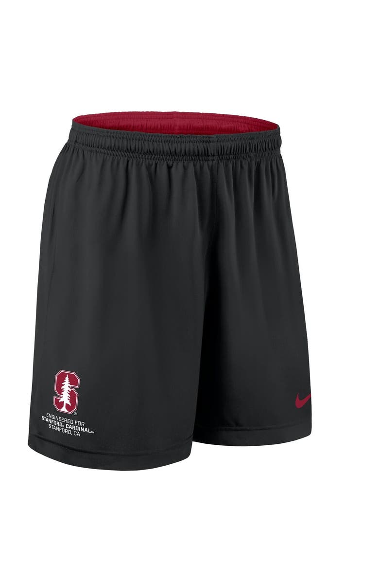 Nike Men's Nike Cardinal/Black Stanford Cardinal 2025 Sideline Reversible Performance Shorts, Alternate, color, 