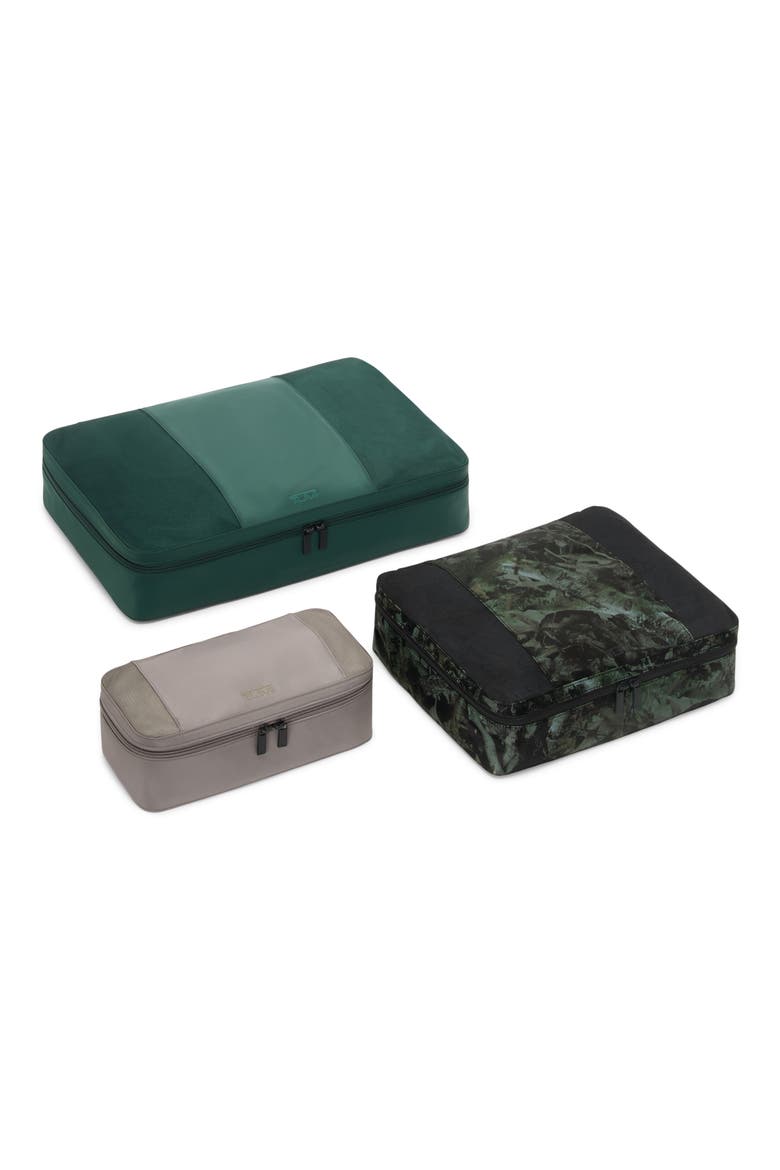 Carry-On Packing Cube Set, Alternate, color, FOREST CAMO