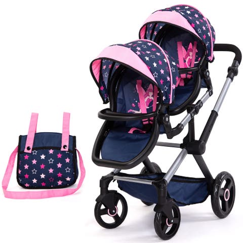 Xeo Twin Pram, Dolls Up To 20 Inches, 3+