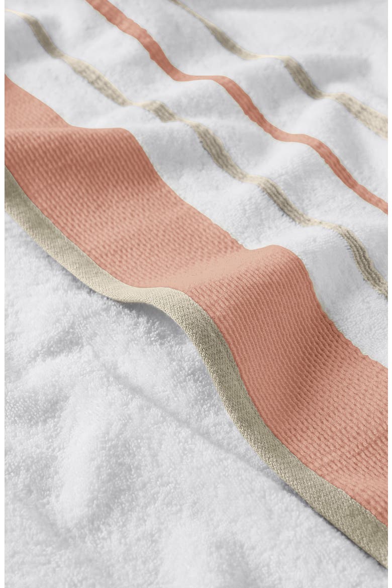 Luxurious Cotton 4-Pack Decorative Hand Towels, Alternate, color, DUSTY ROSE / CAPPUCCINO