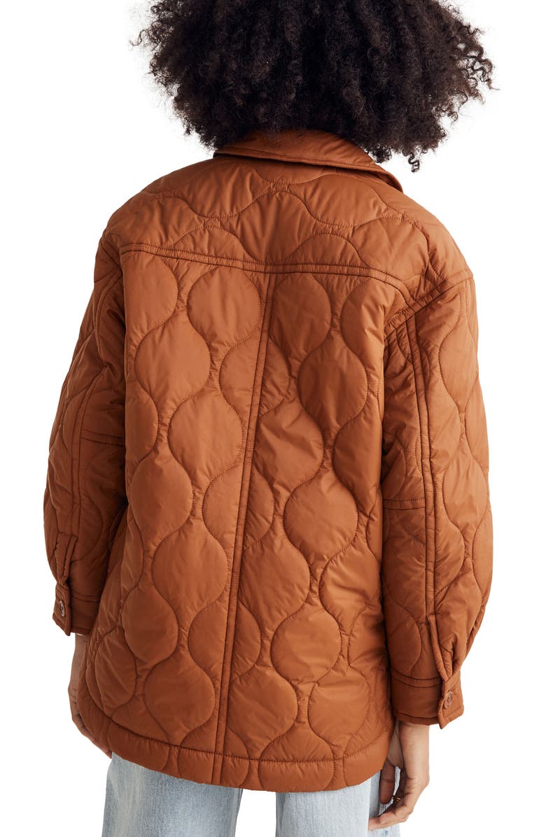 Madewell Airpuff Shirt Jacket, Alternate, color,