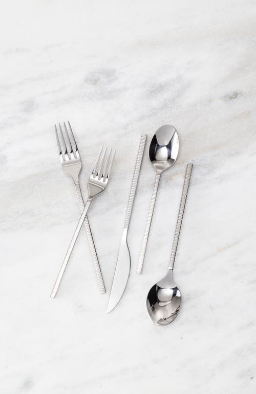 Fortessa Shoji 20-piece Place Setting In Silver