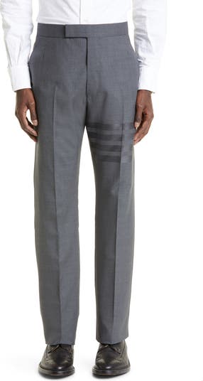 Thom Browne 4-Bar Mélange Wool Pants | Nordstrom