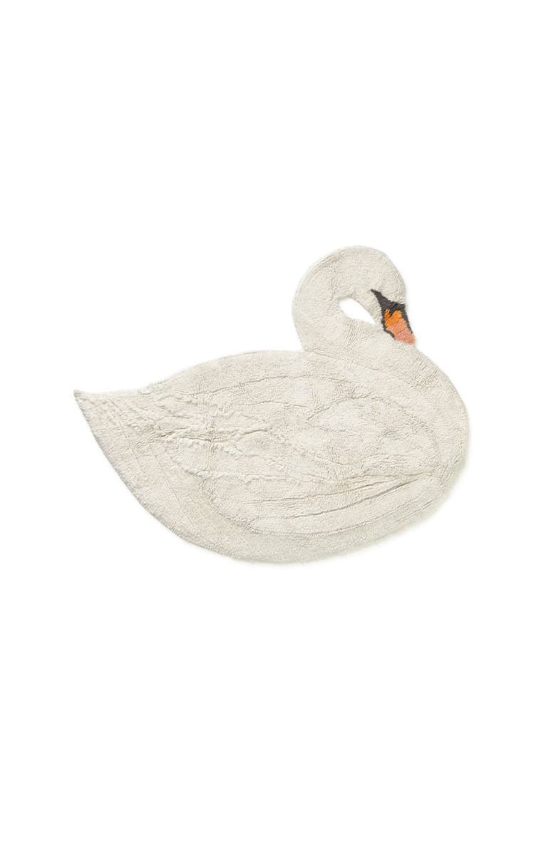 Lorena Canals Washable Swan Rug, Main, color,