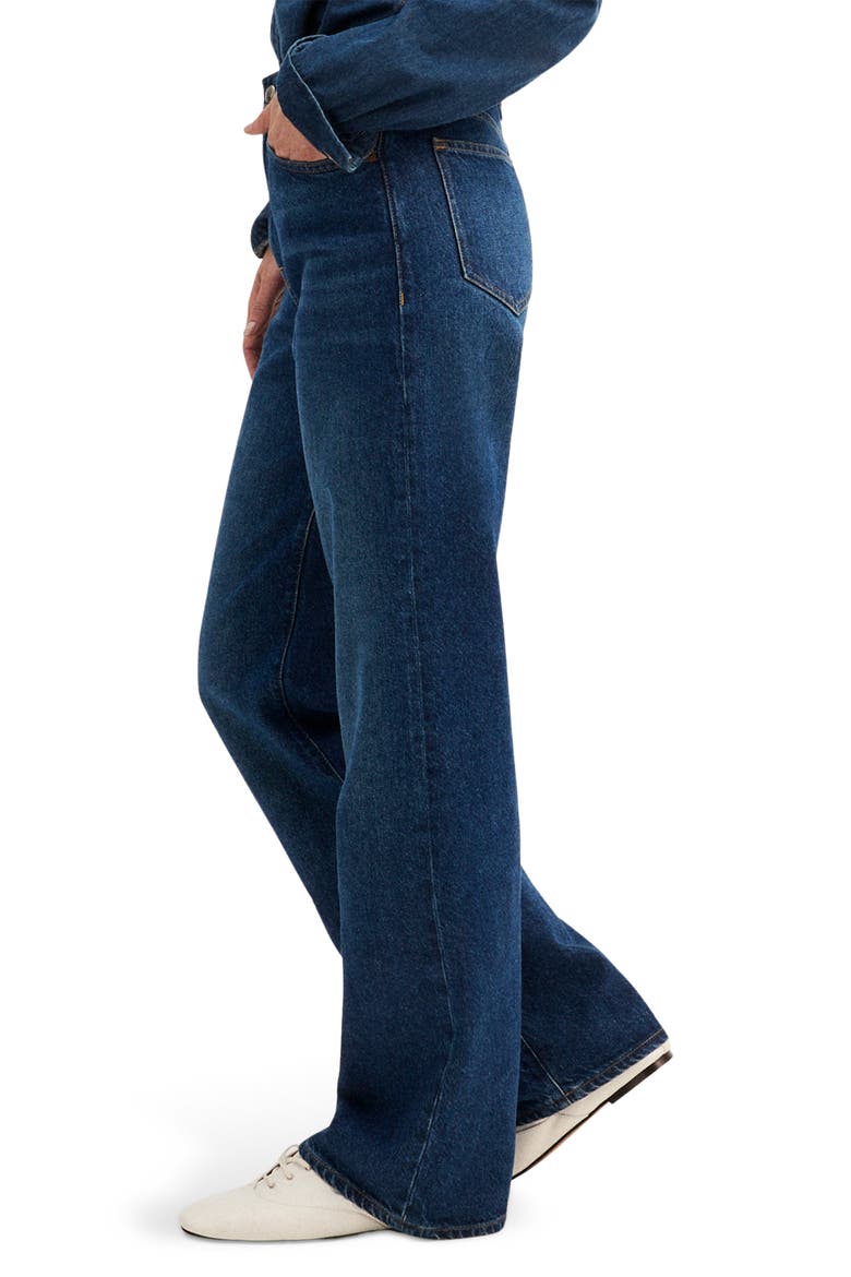 The Perfect Wide Leg Airy Denim Jeans, Alternate, color, BEDFORD WASH