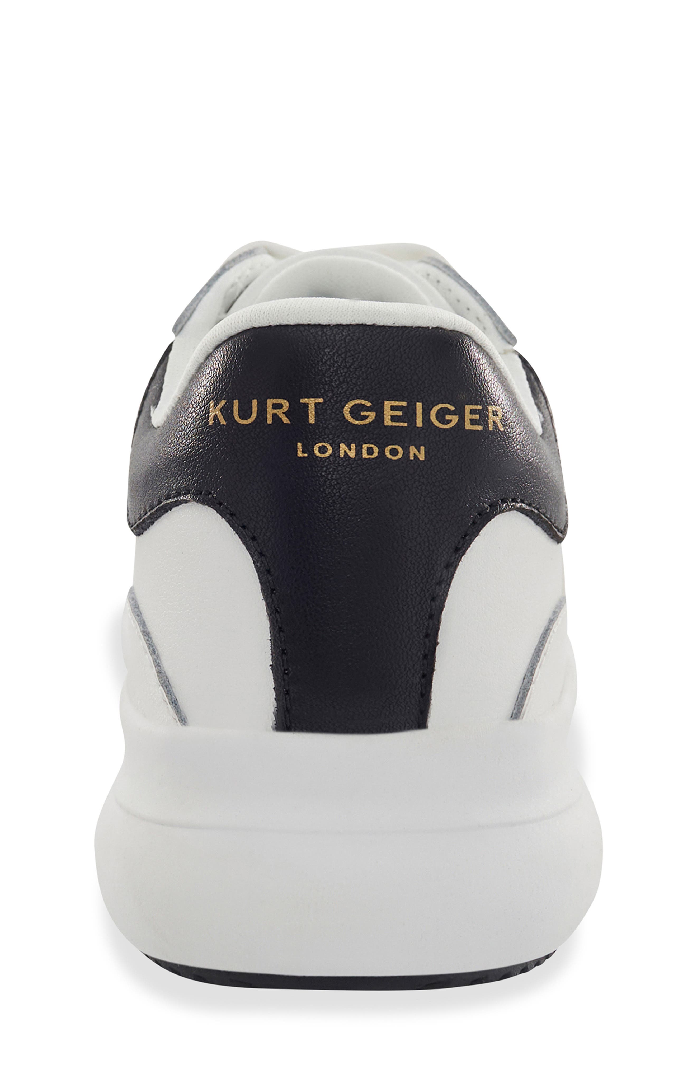 Kurt Geiger London Kids' Gaspar Sneaker, Alternate, color, White Black