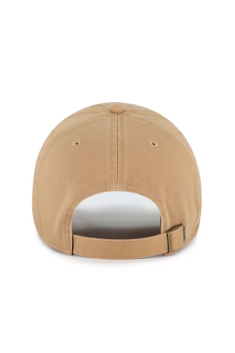 Men's '47 Tan Oregon State Beavers Vault Clean Up Adjustable Hat, Alternate, color, Tan