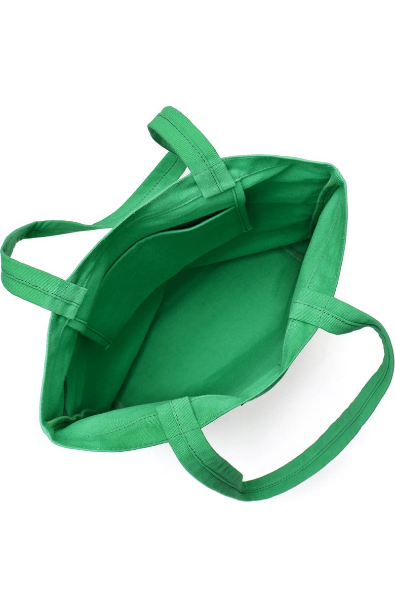 New Amsterdam Leatherworks Eden Cotton Canvas Tote, Alternate, color, Kelly