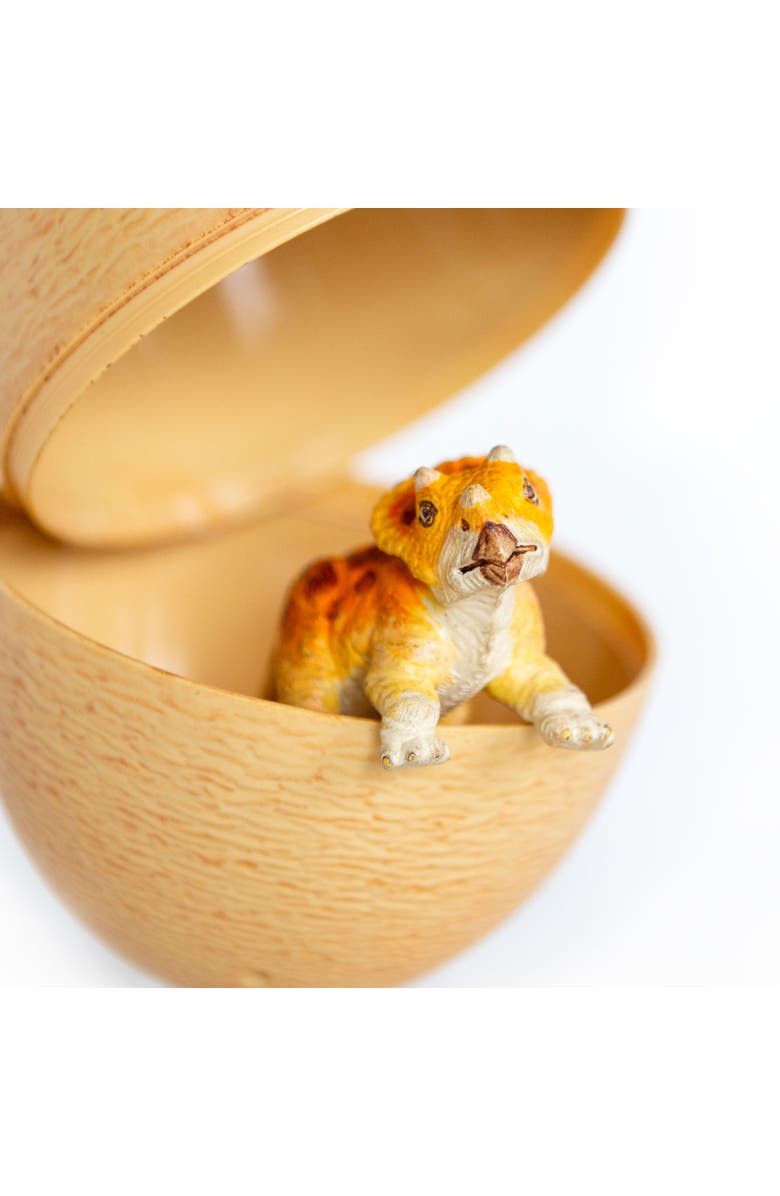 Safari Ltd. Dino Dana Triceratops Baby with Egg Kids Toy Figure, Alternate, color, NO COLOR