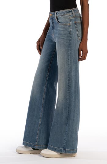 KUT from the Kloth High Waist Wide Leg Jeans Nordstrom