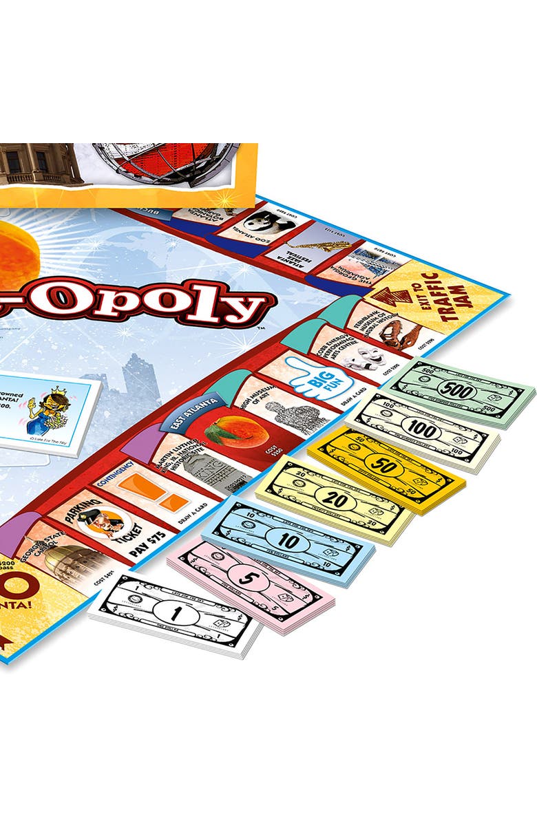 Late for the Sky Atlantaopoly Monopoly Board Game, Alternate, color, Multicolored