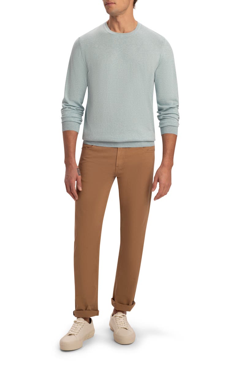 Bugatchi Cotton & Cashmere Crewneck Sweater, Alternate, color, Celadon