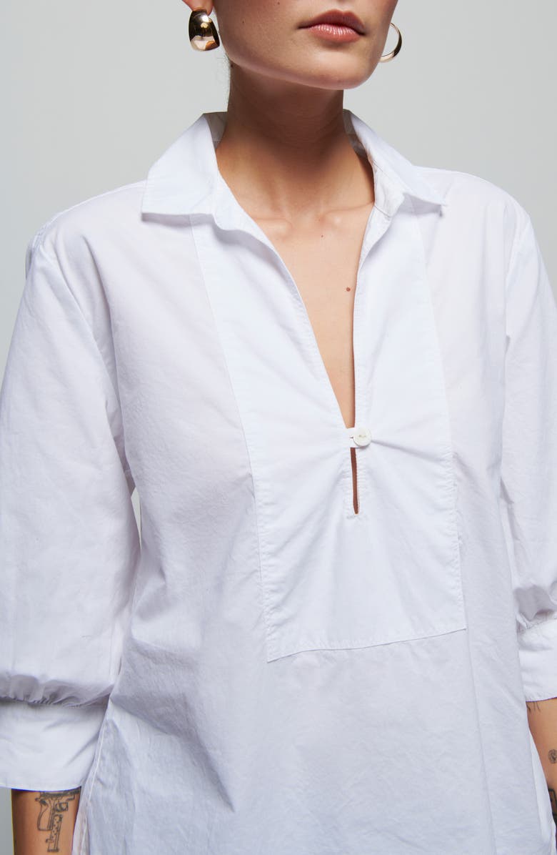 Nation LTD Everlee Pima Cotton Popover Top, Alternate, color,