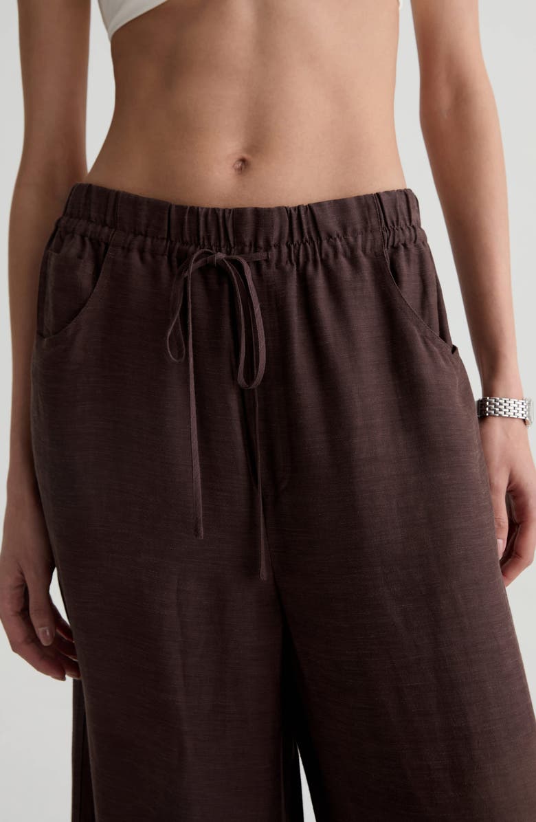 AG Century Drawstring Pants, Alternate, color, Oak Barrel