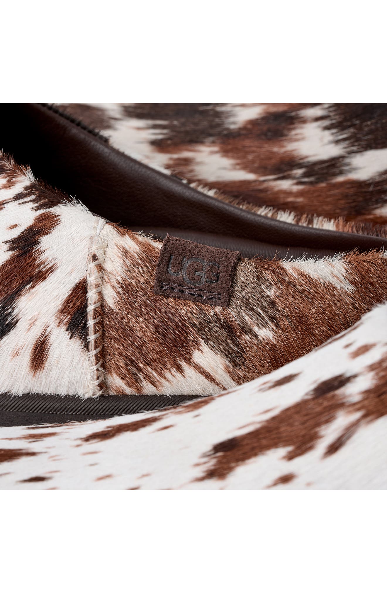 Otzo Genuine Calf Hair Western Clog, Alternate, color, BROWN MULTI