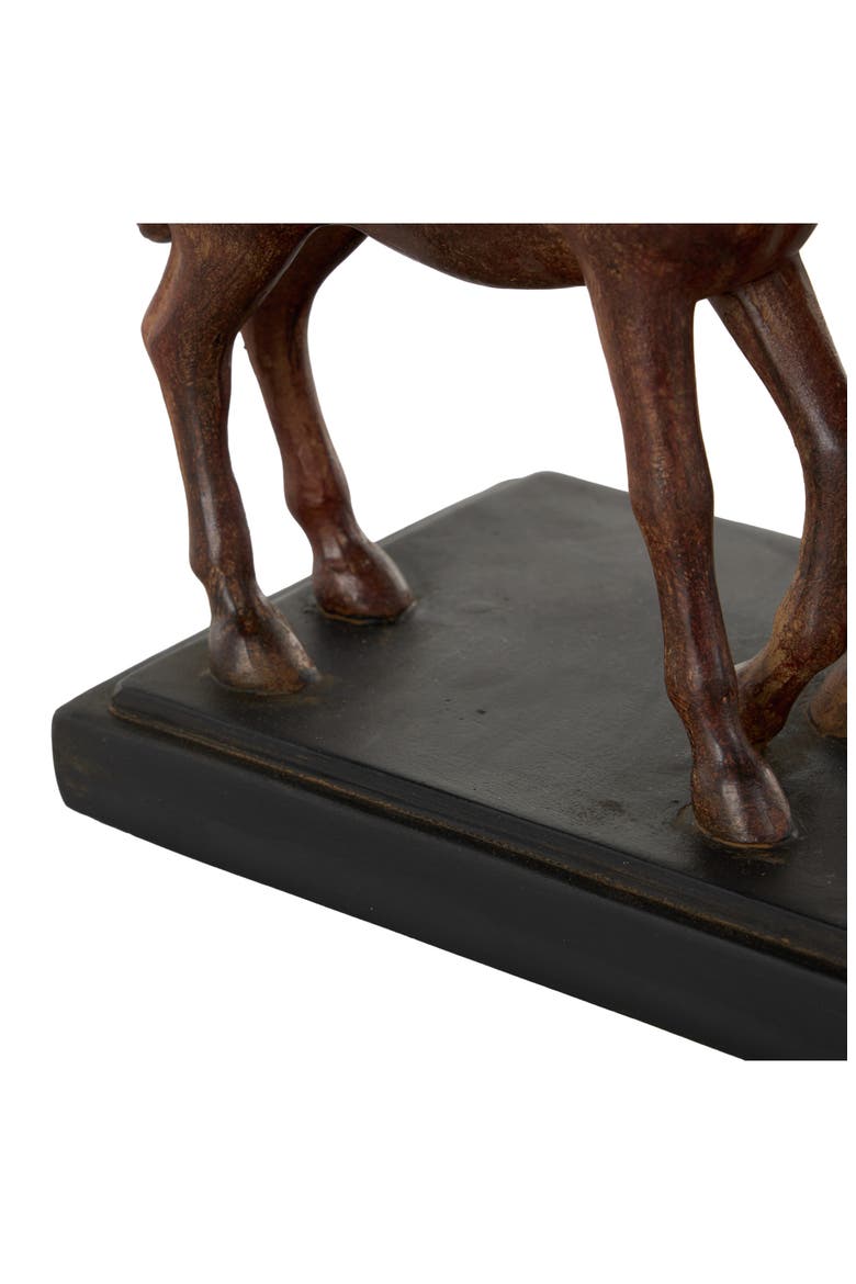 Horse and Foal Sculpture, Alternate, color, BROWN MULTI
