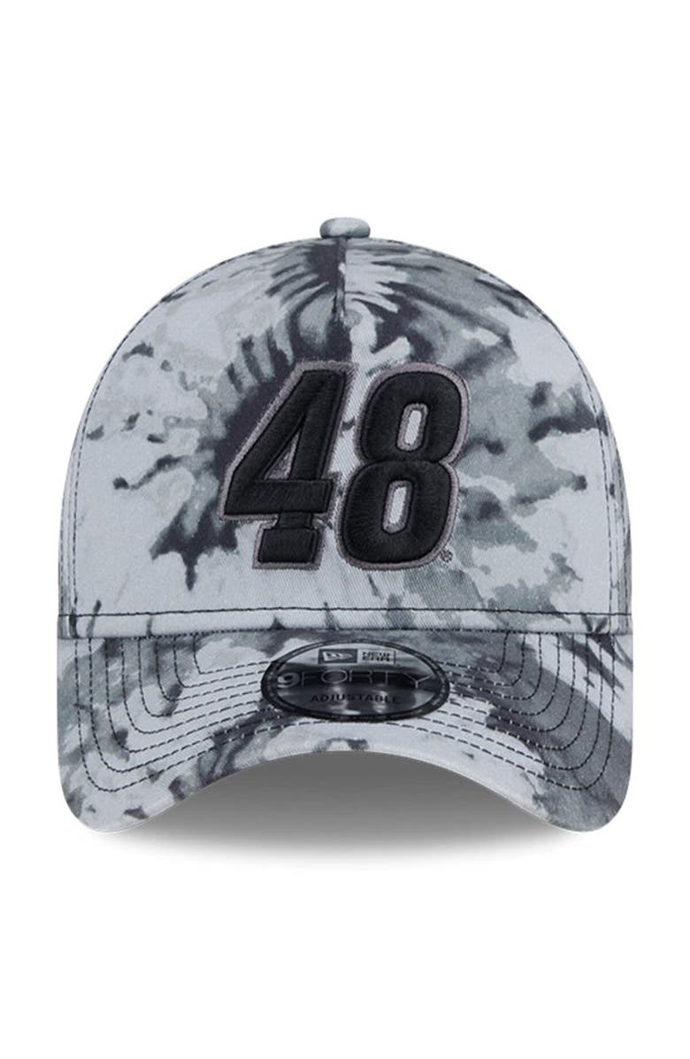 New Era Men's New Era Black Alex Bowman Victory Burnout 9FORTY Adjustable Hat, Alternate, color,