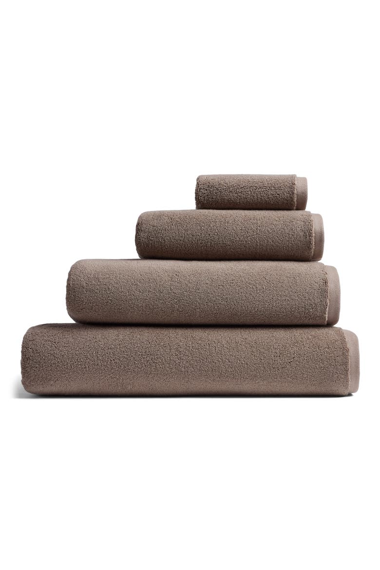Organic Plush Towels, Main, color, WARM GREY