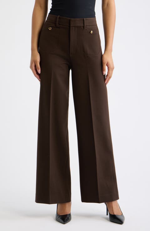 The Pixie Slim Fit Palazzo Pants