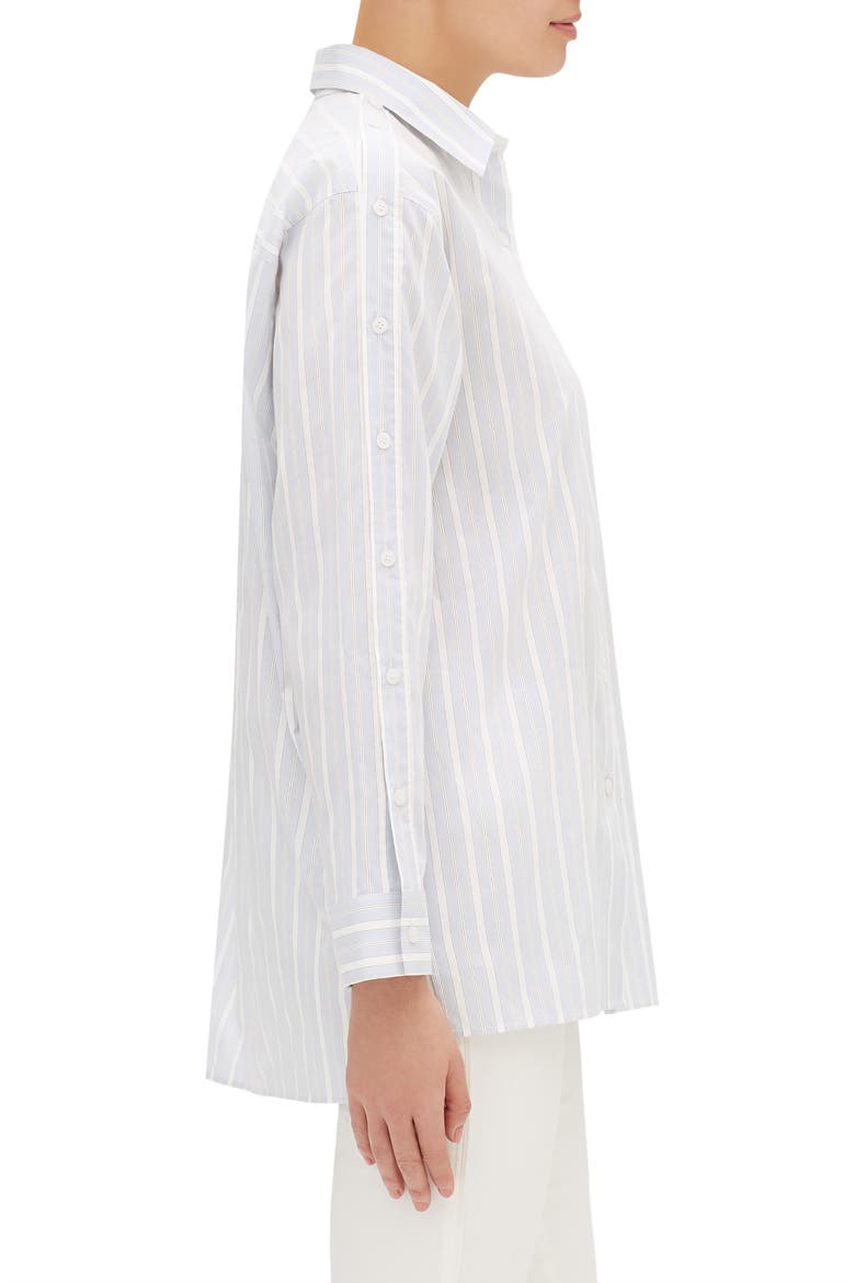 Trinity Boulevard Stripe Blouse, Alternate, color, AERIAL BLUE MULTI