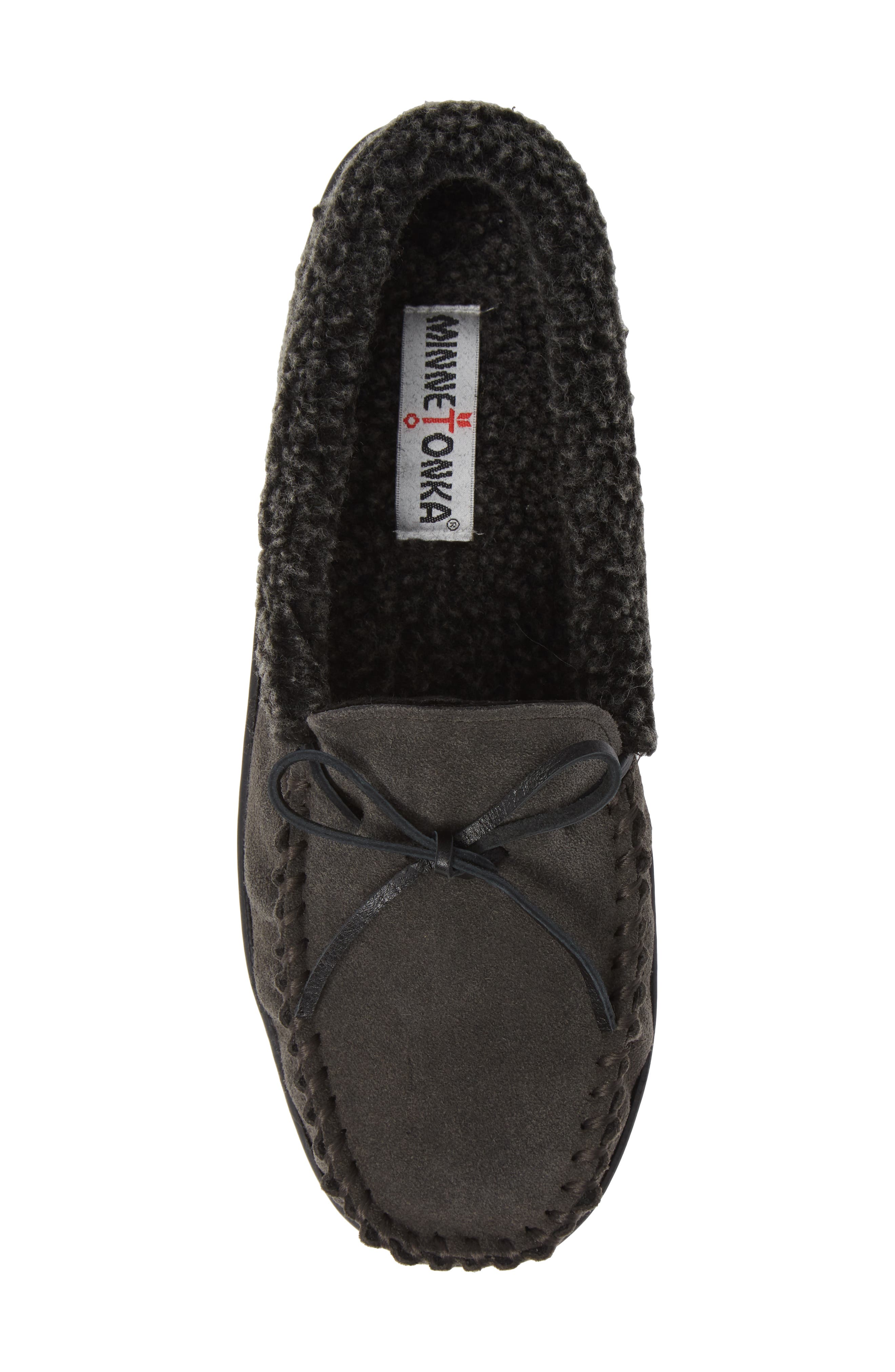 Minnetonka Allen Fleece Lined Slipper, Alternate, color, 
