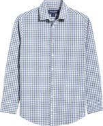 Mizzen+Main Leeward Trim Fit Plaid Performance Button-Up Shirt