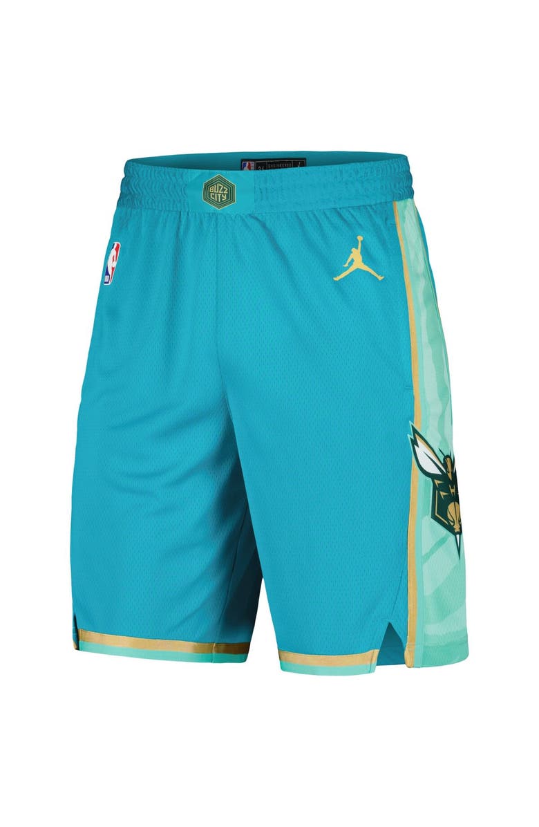 Jordan Brand Men's Jordan Brand Teal Charlotte Hornets 2023/24 City Edition Swingman Shorts, Alternate, color,