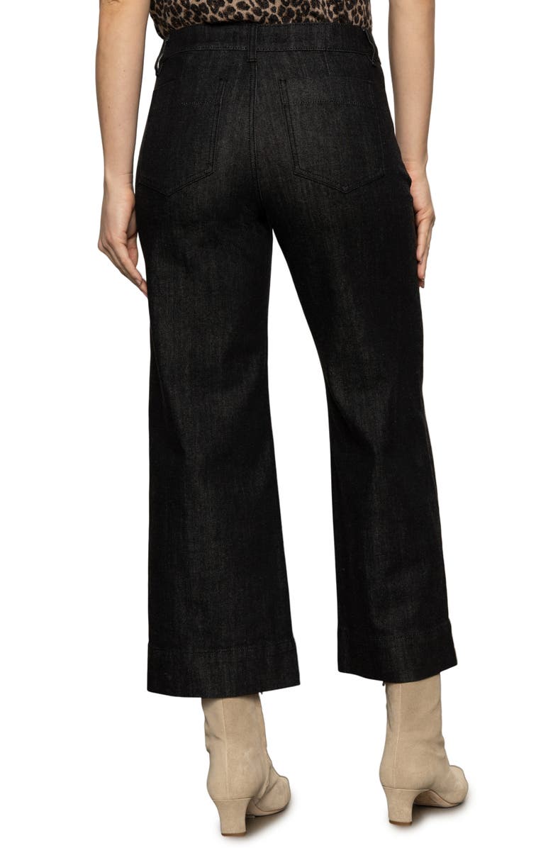 Sanctuary The Marine Patch Pocket Crop Wide Leg Jeans, Alternate, color, After Hours