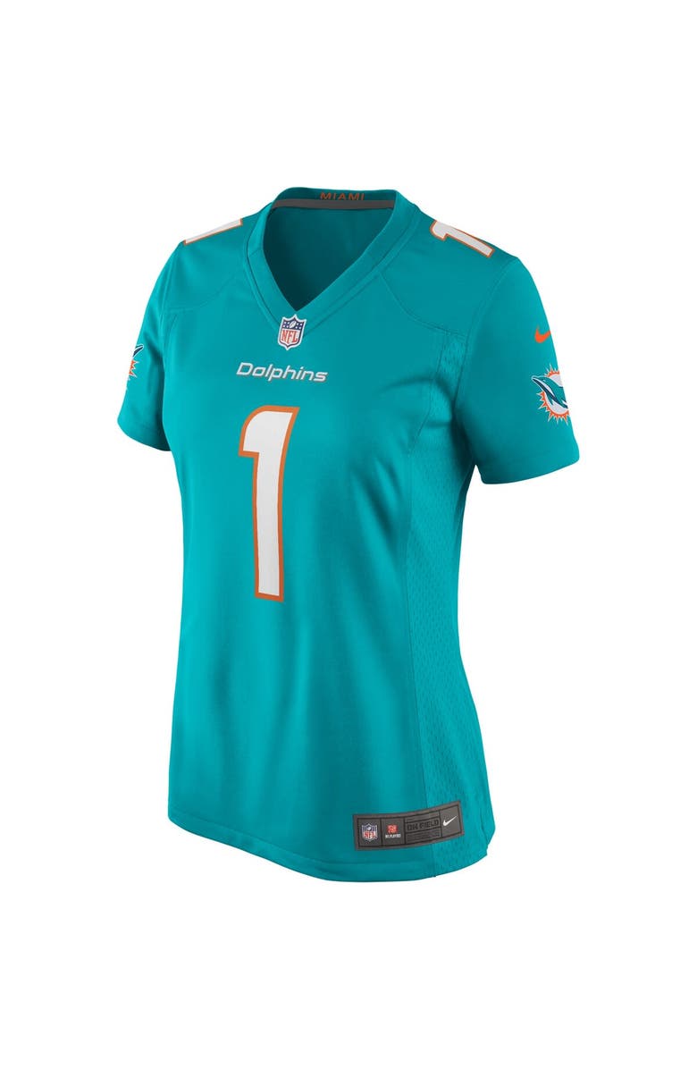 Nike Women's Nike Tua Tagovailoa Aqua Miami Dolphins Game Jersey, Alternate, color, Aqua