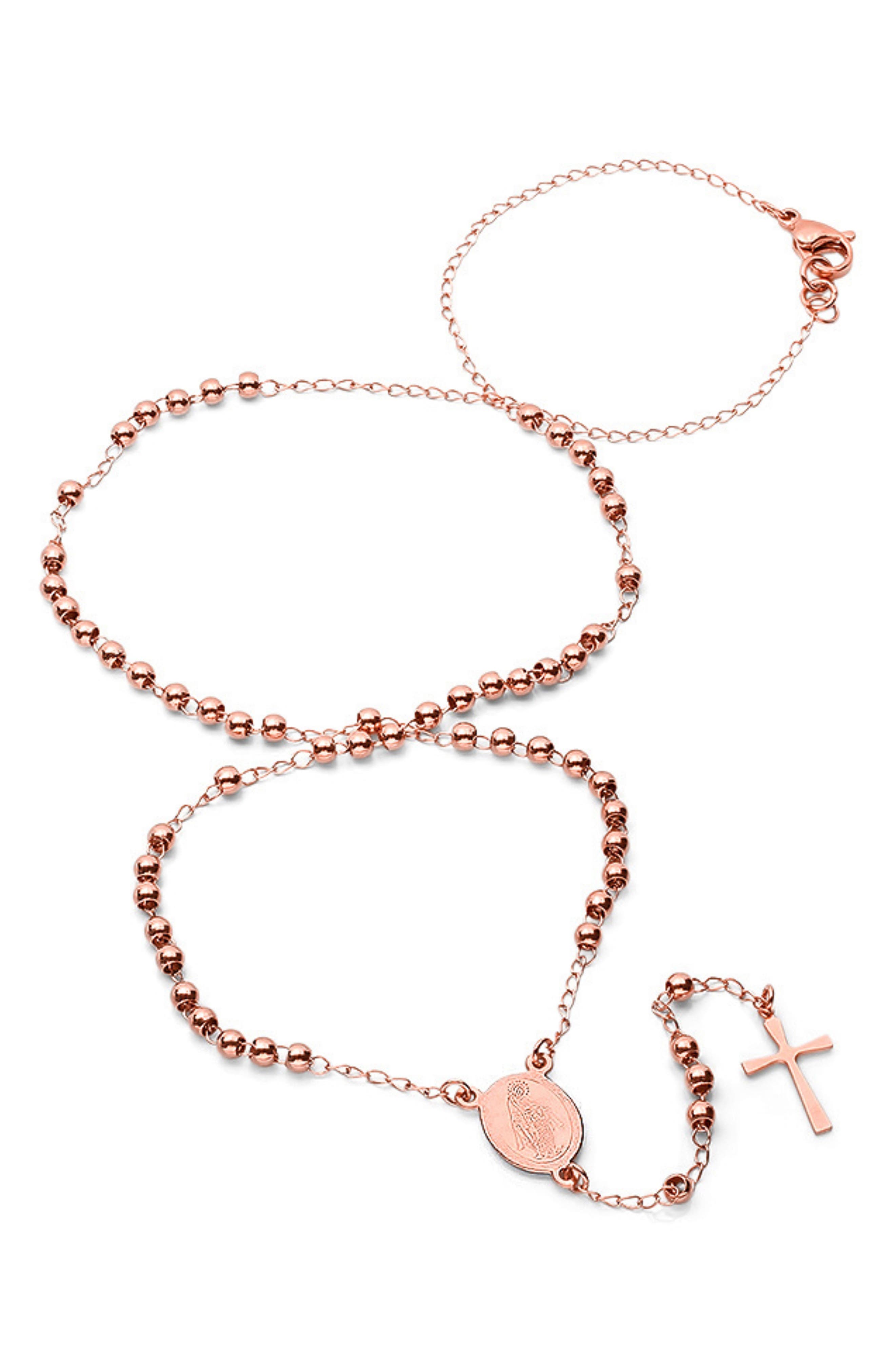 HMY JEWELRY Rosary Necklace